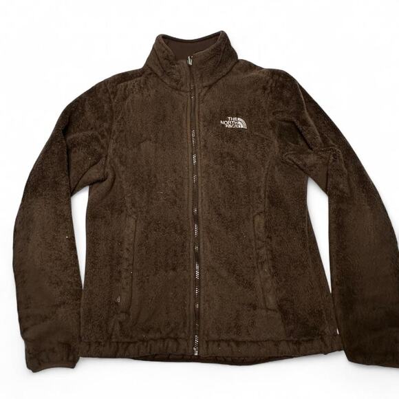 The North Face Women’s Brown Zip Up Fleece Jacket Size Small - Picture 4 of 4